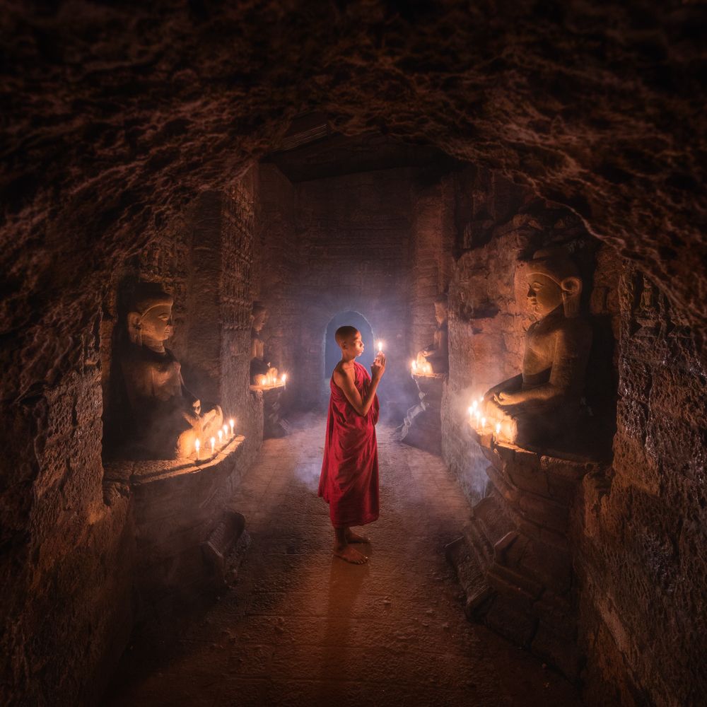 Монах в Мьянме