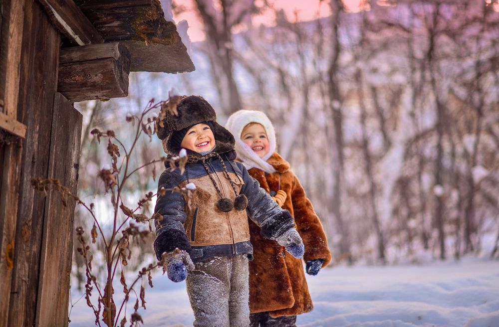 Зимой во дворе