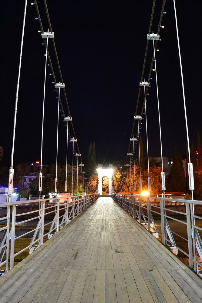 Мостик подвесной