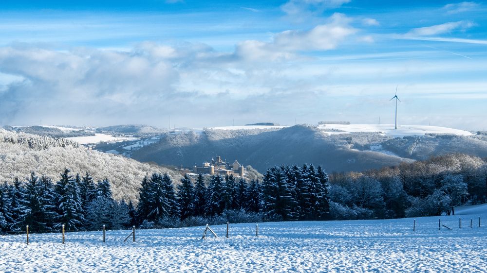 Winter sunrise Luxembourg