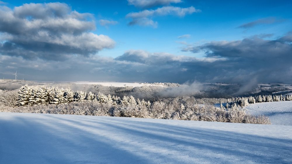 Winter sunrise Luxembourg