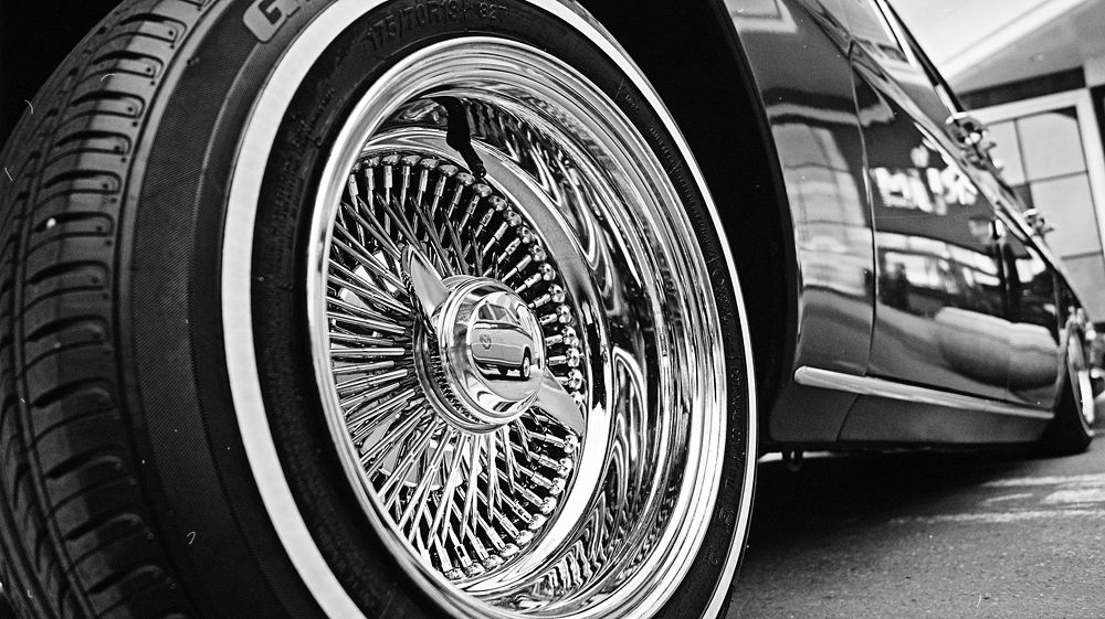 Ретро диск ч/б