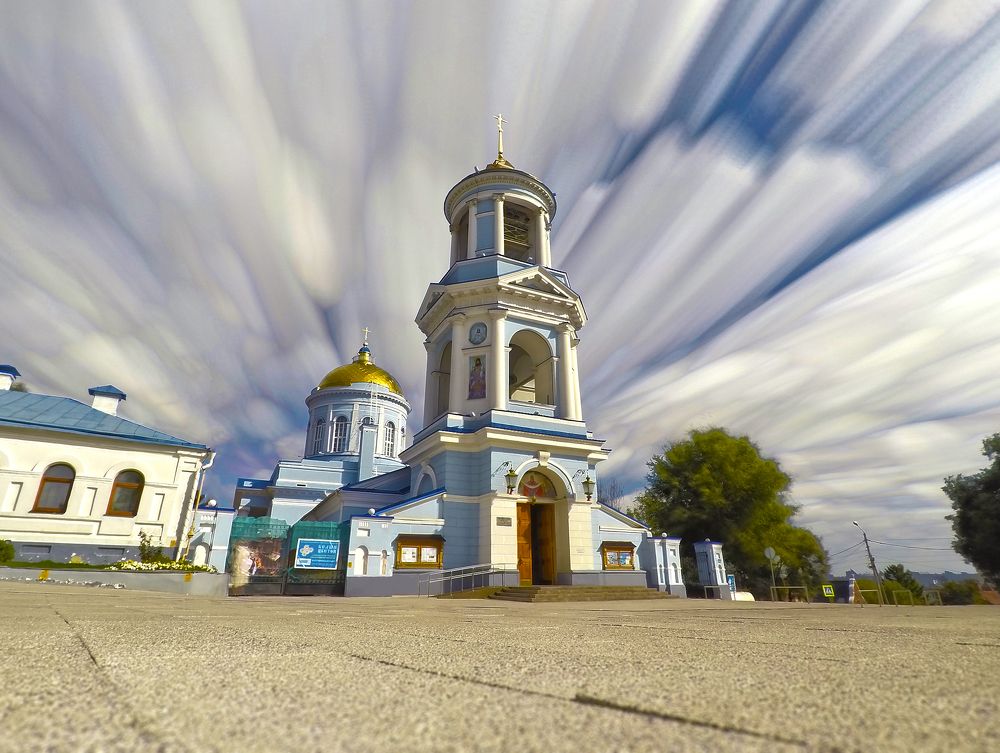Sky Painter: Pokrovsky Cathedral, Voronezh