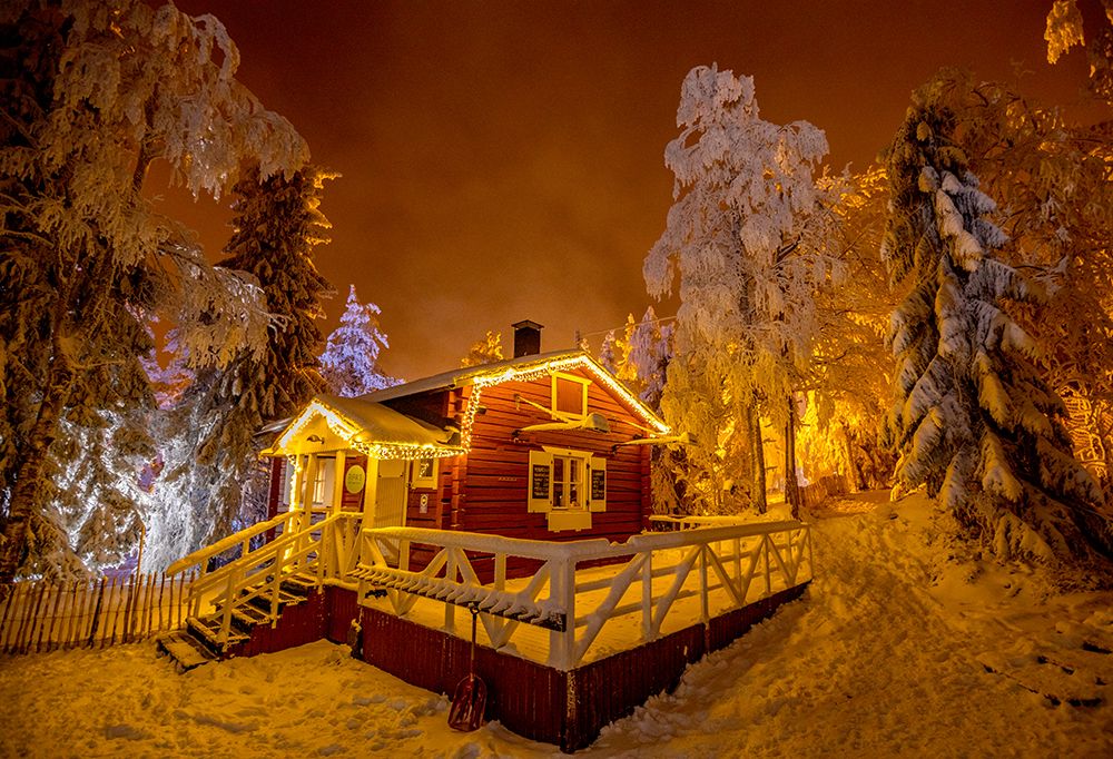 Ночная Лапландия