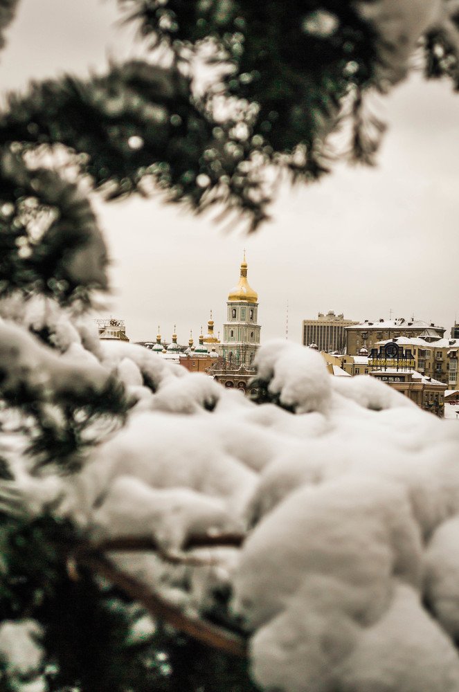 Зима в Киеве