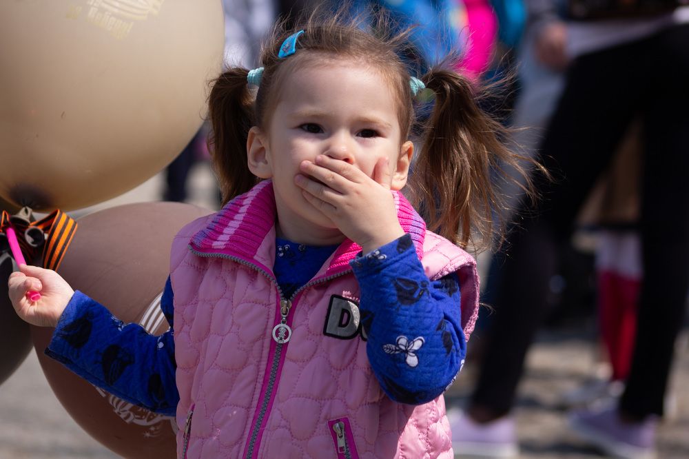 Девочка с шарами