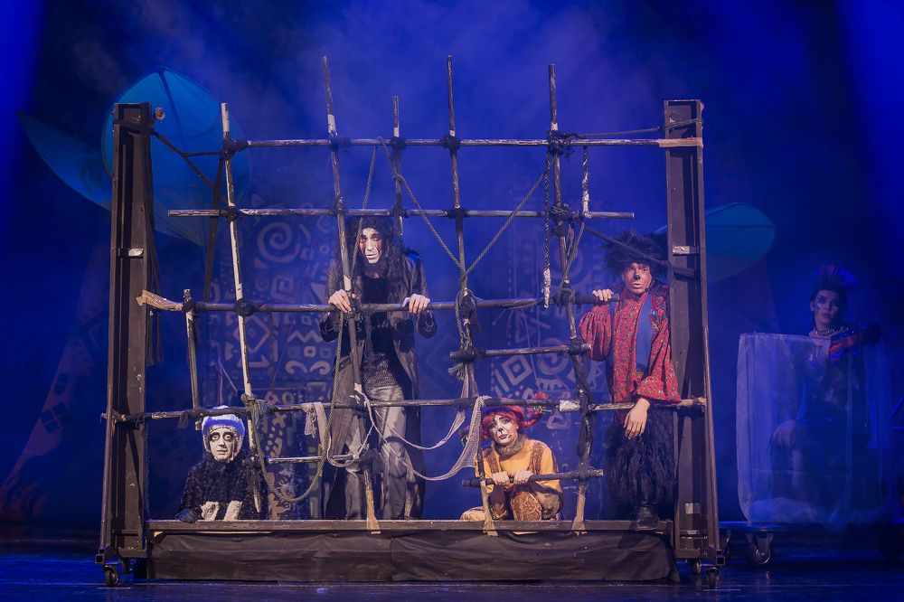 Голубой щенок