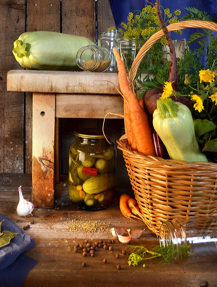 Овощной натюрморт.