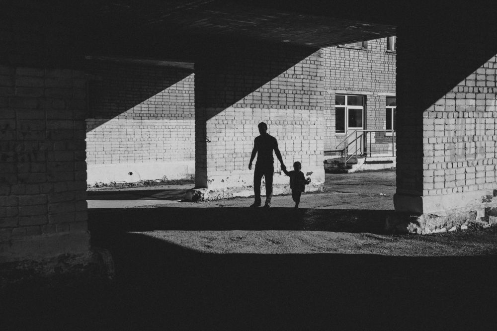 Папа и сынок