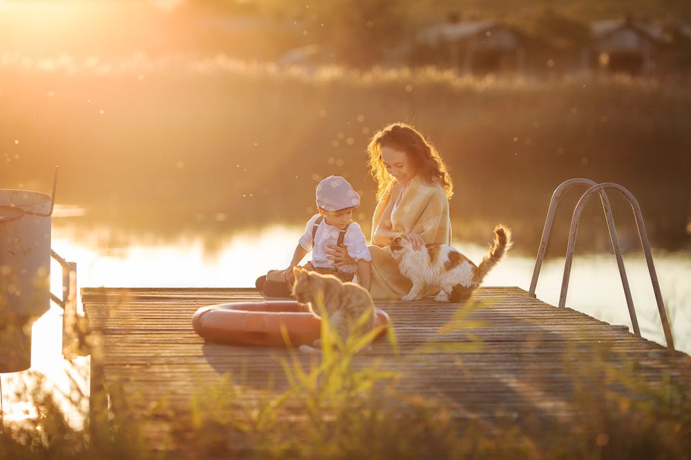 Тихим осенним вечером
