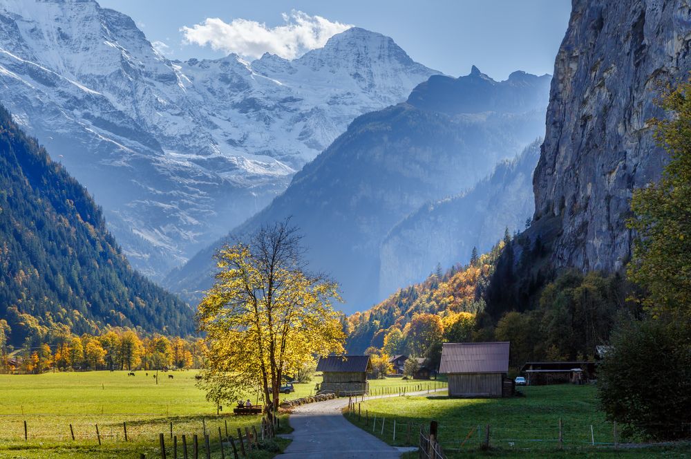Октябрь в Лаутенбруннер
