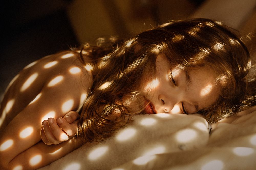 The girl in the morning