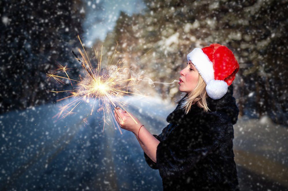 Девушка Санта