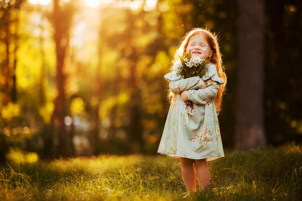 Иллария с ромашками