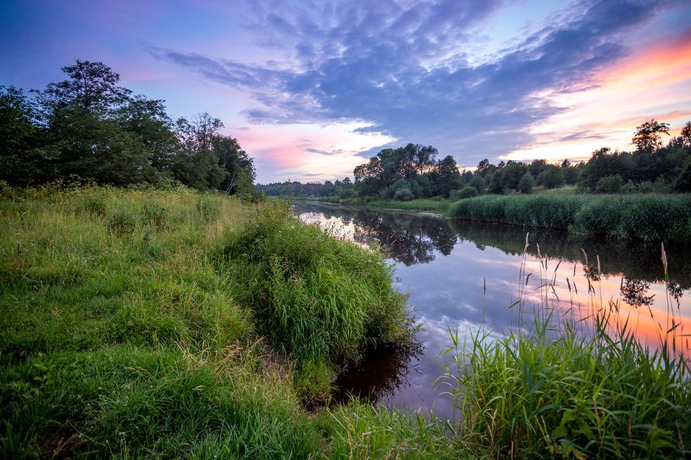 Нерль на закате