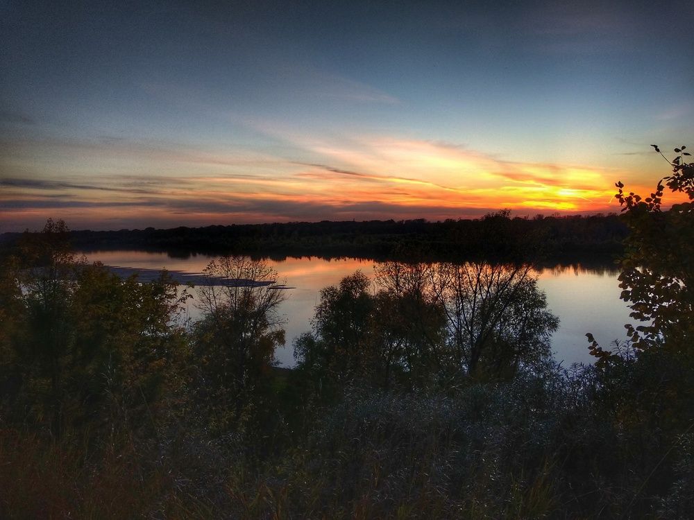 Закат на Оби