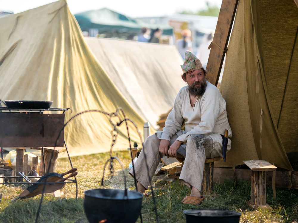 Дядя Миша на фестивале в Болгаре