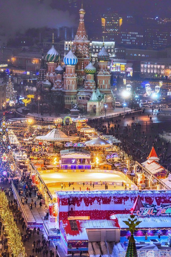 Новогодняя Красная площадь