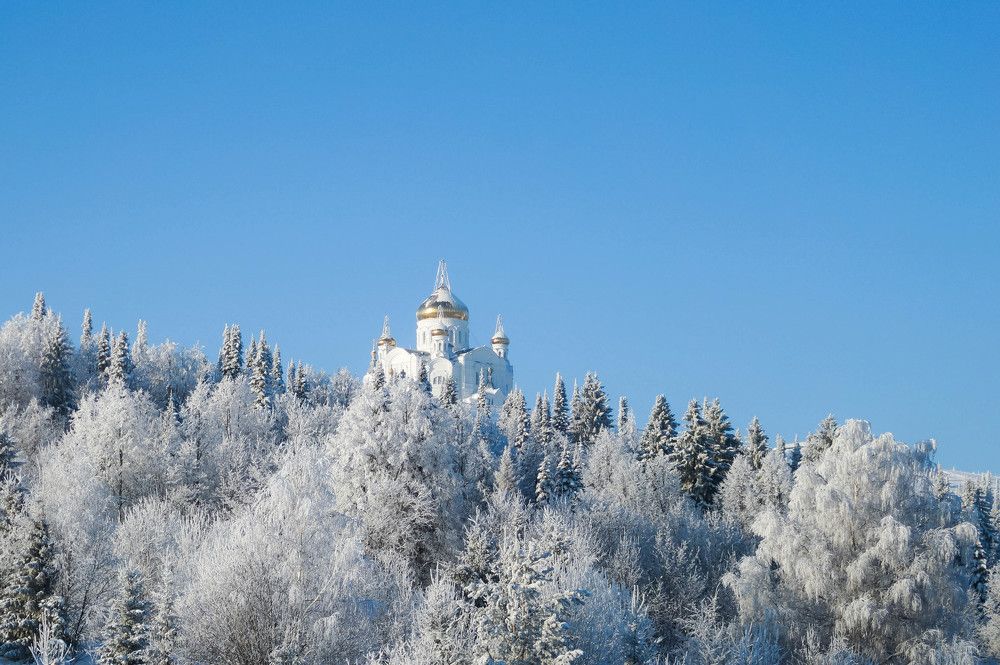 Пермский край. Крещенские морозы.Белогорье