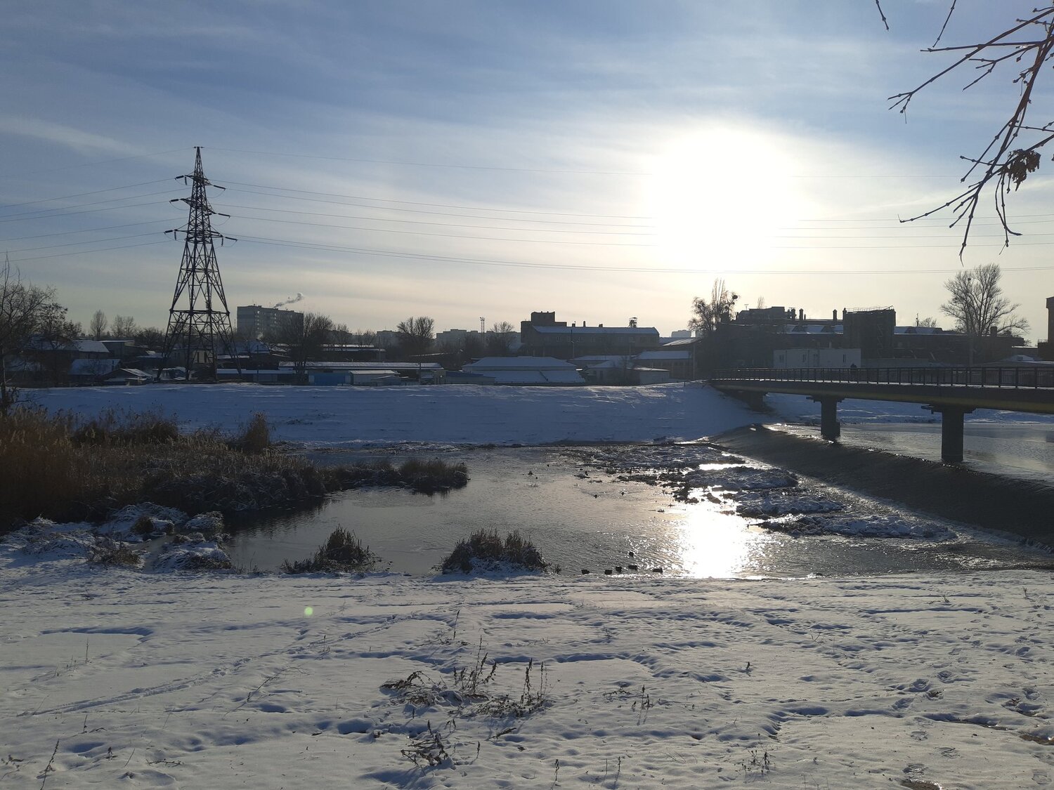 Зима и любимая река