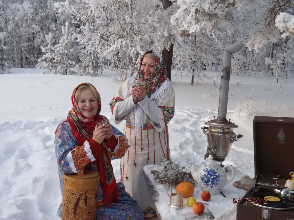 рождество в лесу