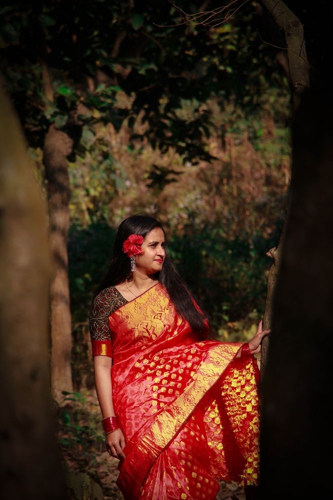 Bengali woman in saree