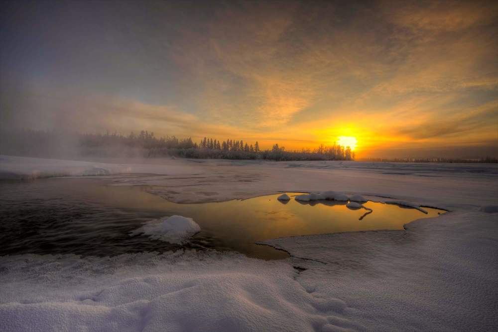 Рассвет на Индигирке