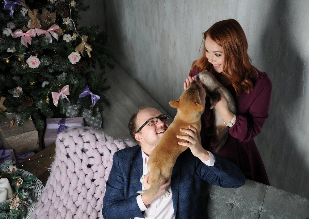 Мама, папа, хорь и я!