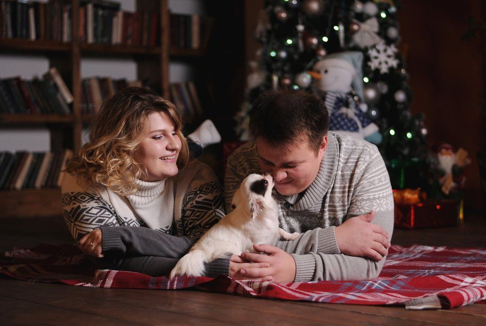 Мама, папа, чих (это я!) - очень дружная семья!