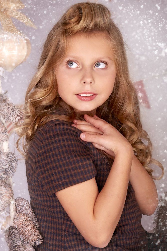 White Christmas portrait