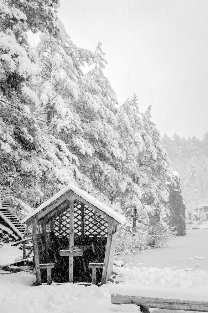 Зимняя беседка