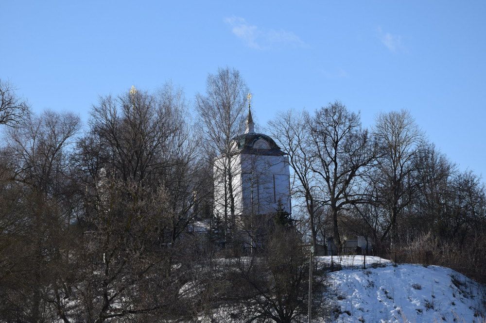 Пейзаж с церковью