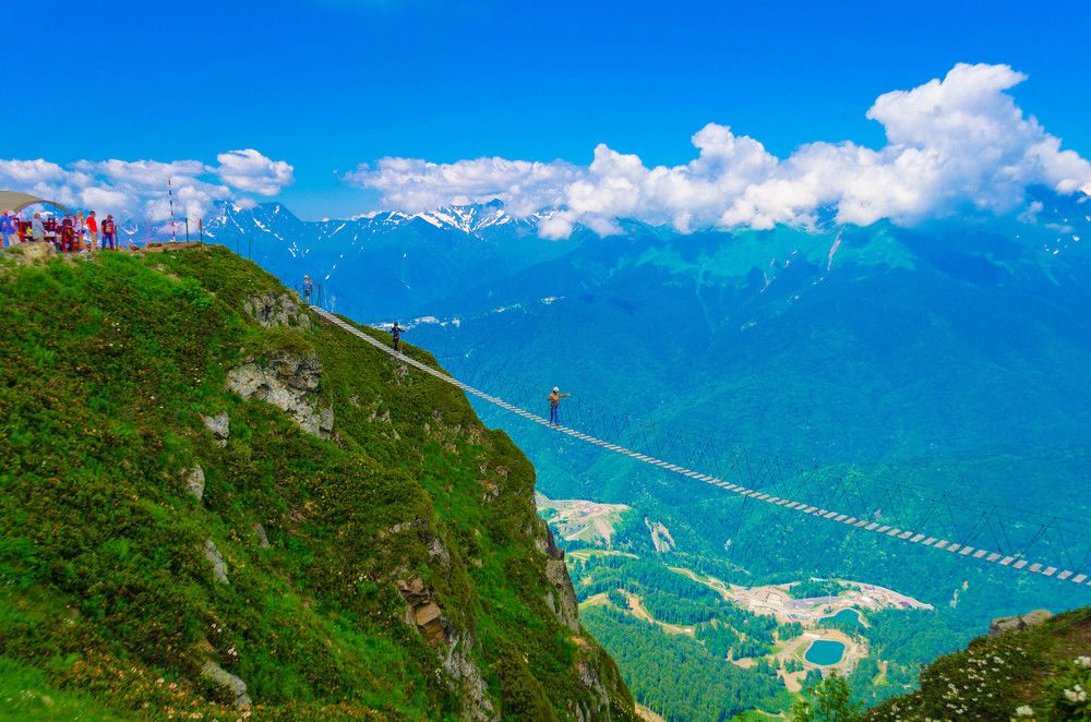 на уровне неба