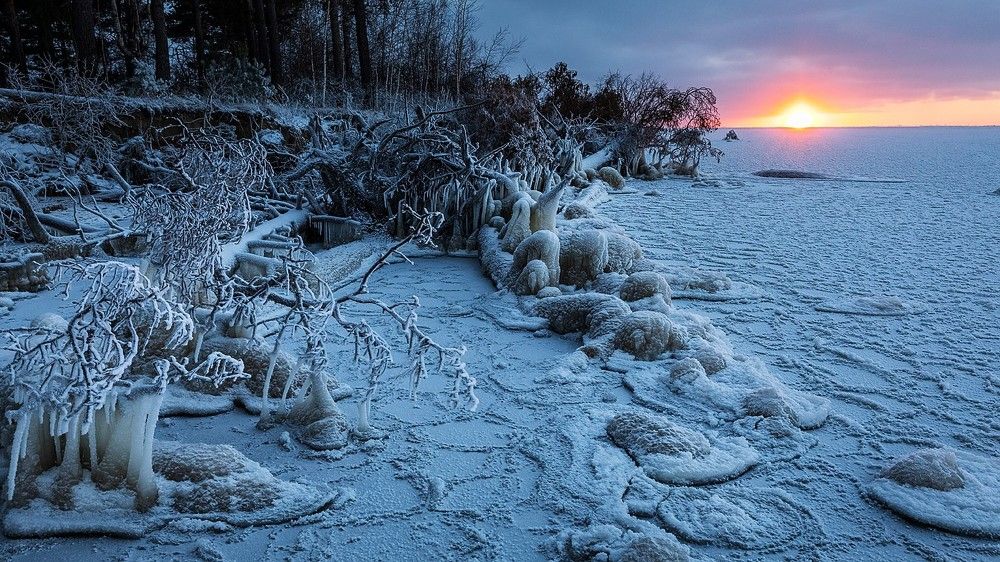 Застывшее море