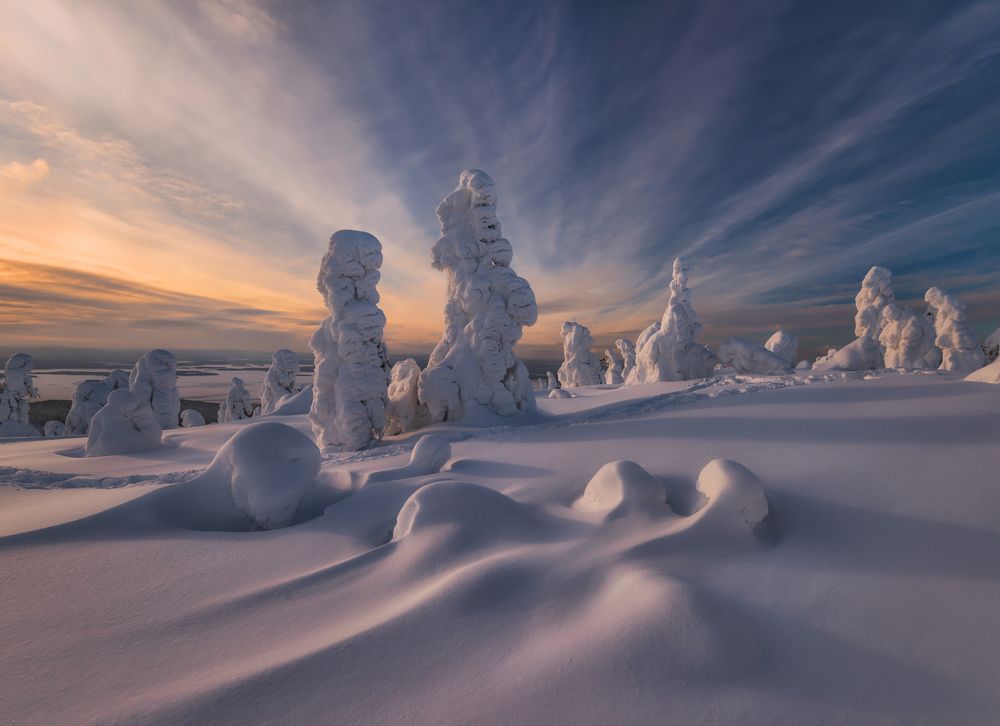 Заснеженный край.