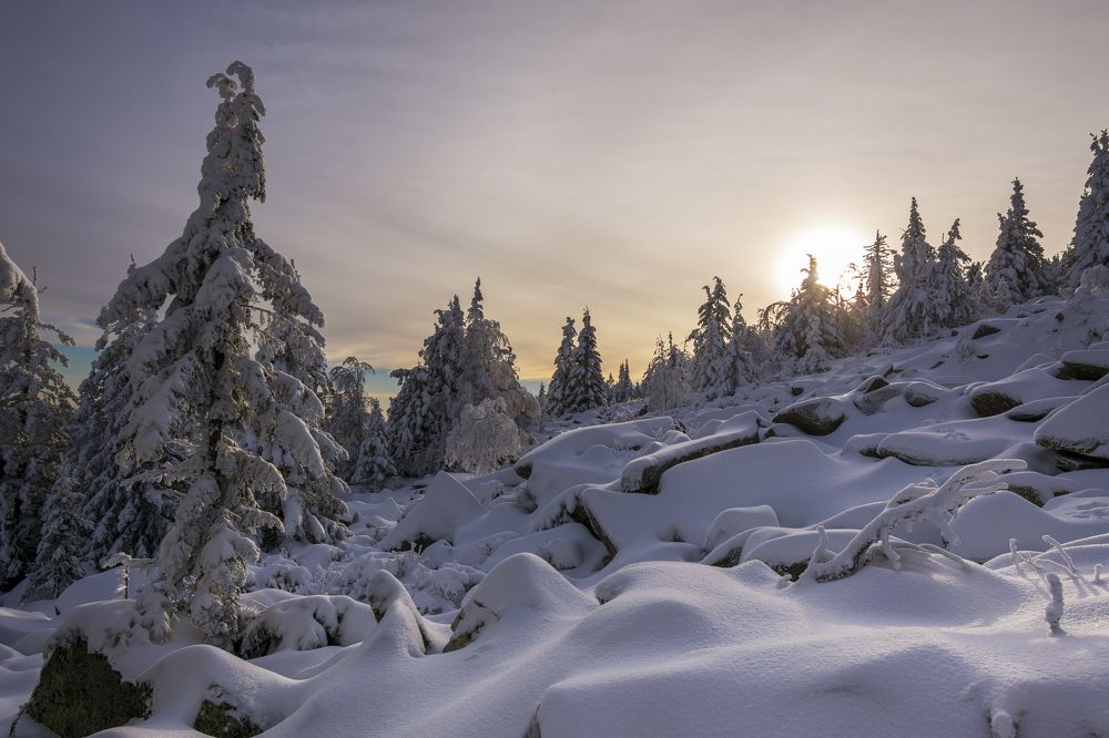 Вечер в горах