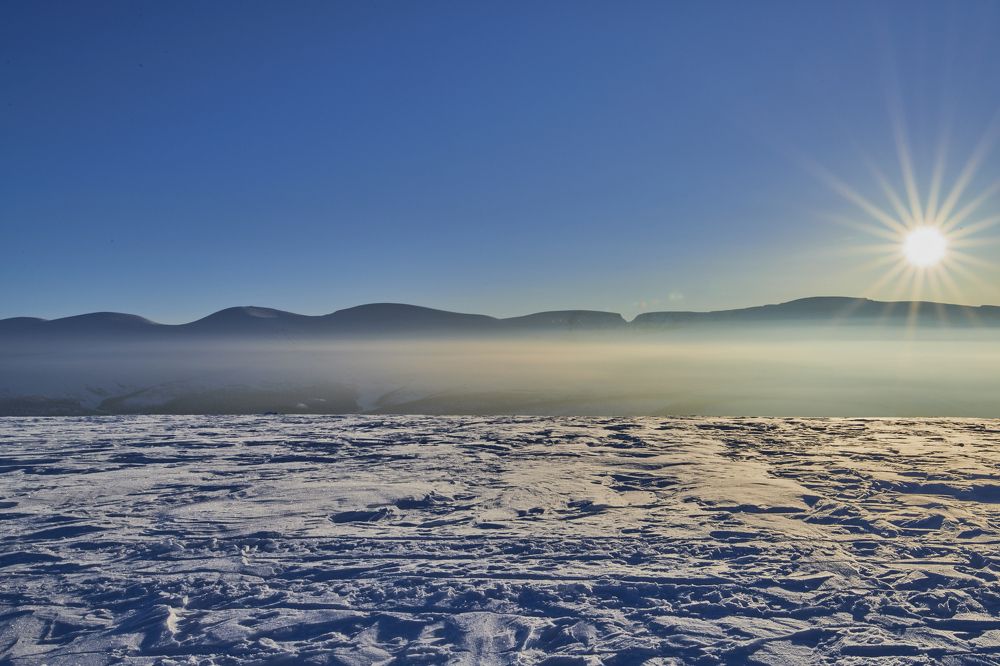 На вершине. Кольский полуостров.