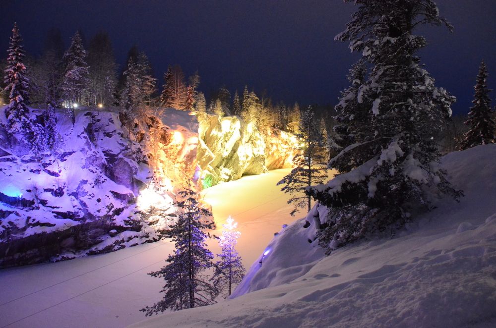 Зима в Рускеале