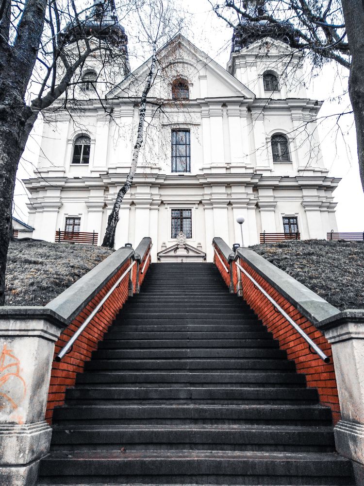Church in winter