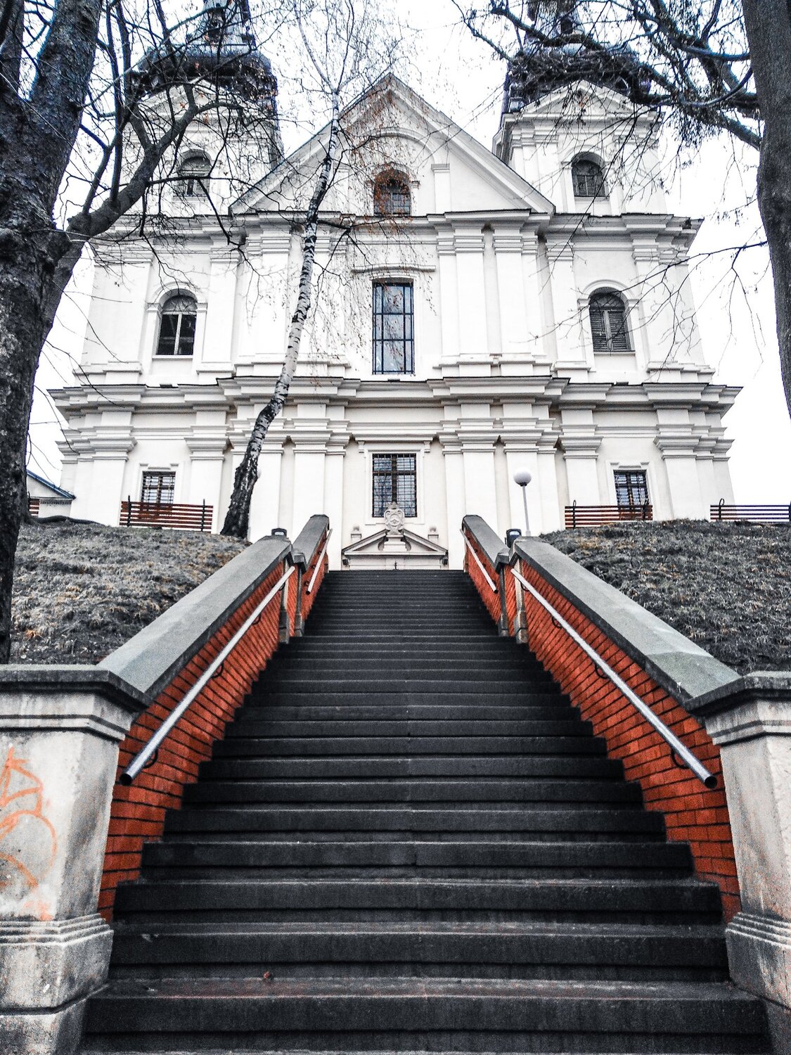 Church in winter