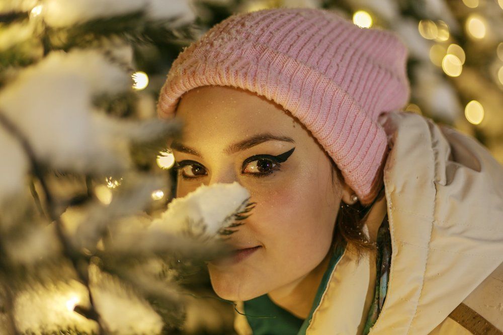 Золотые огни рождества