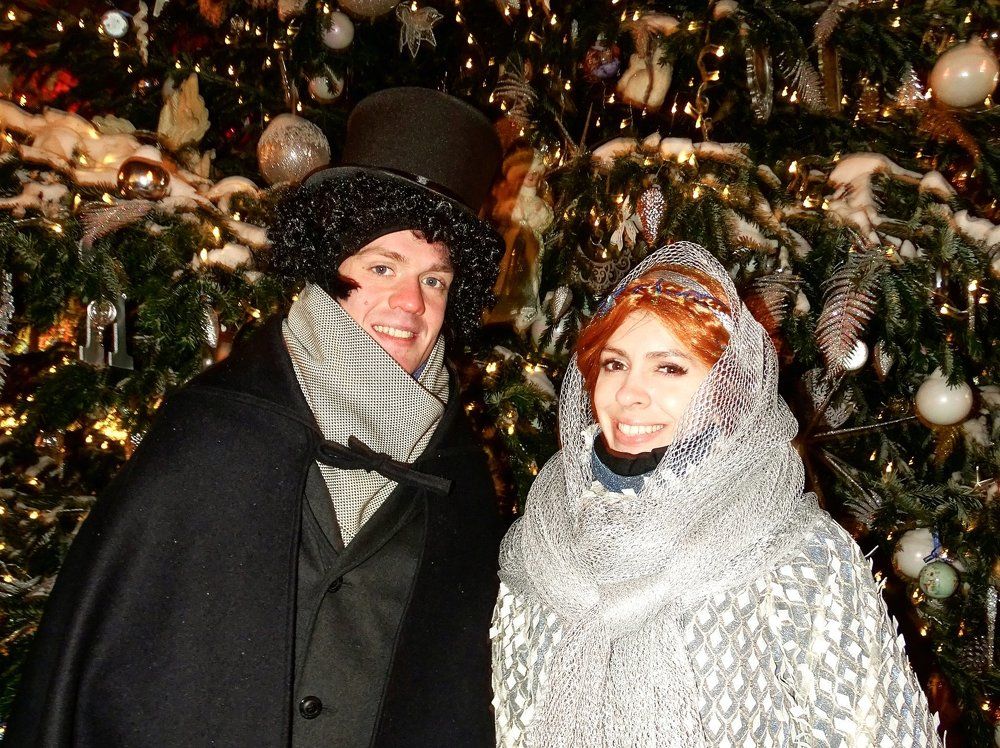 В образе А.С.Пушкина на Новогодних праздниках...