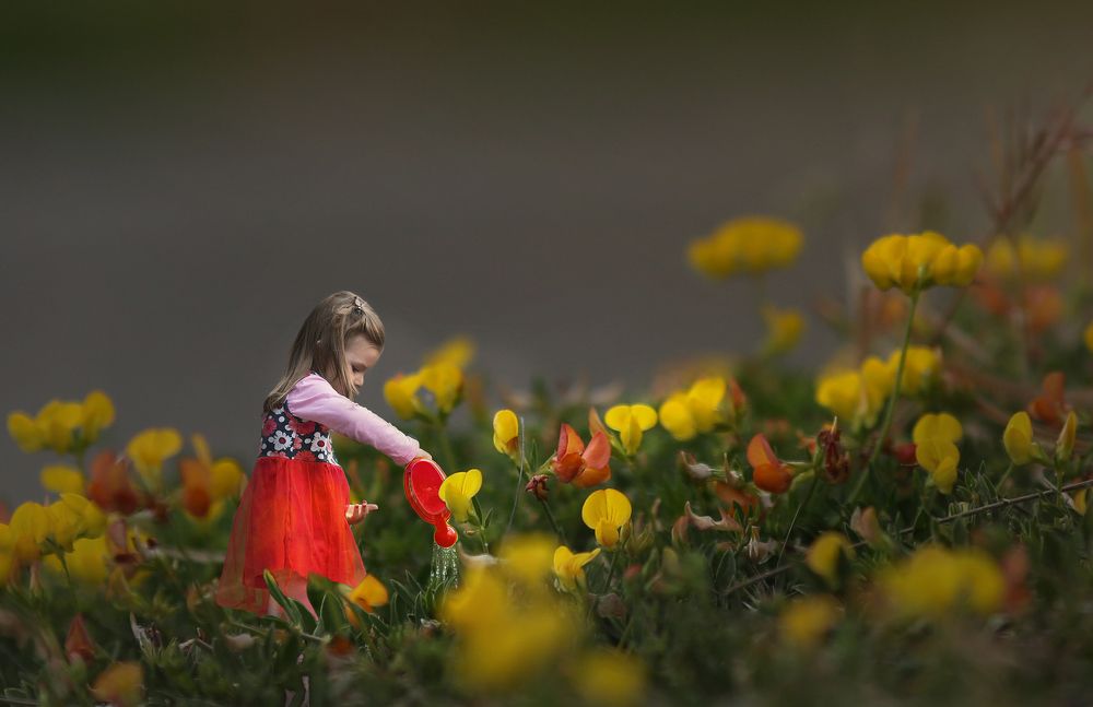 The litle flower girl