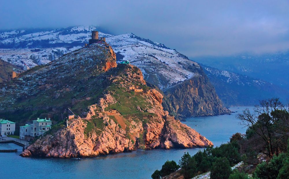 Крым.Балаклава.Зима.