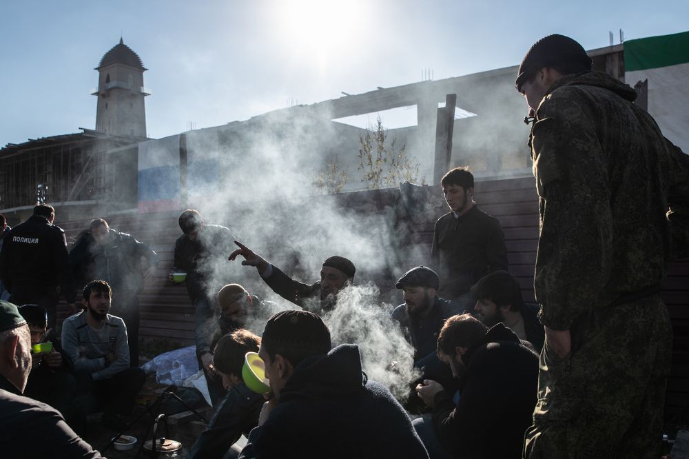 Митинг протеста в Магасе