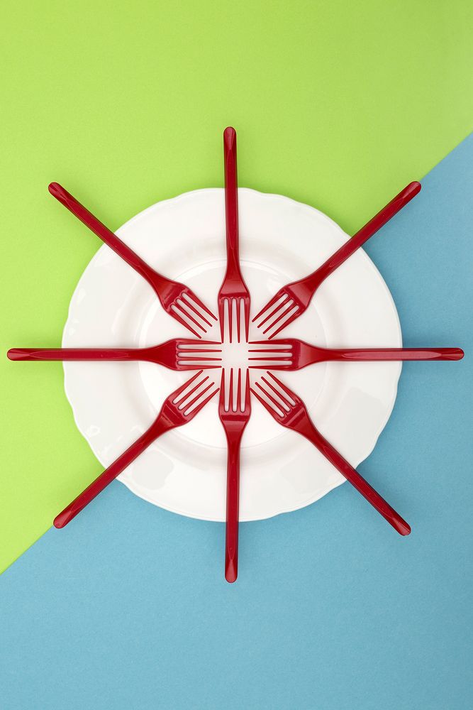 Очень простой натюрморт с вилками