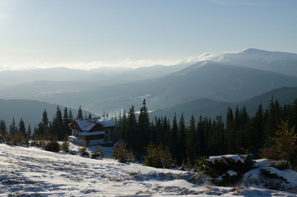 Утро в горах