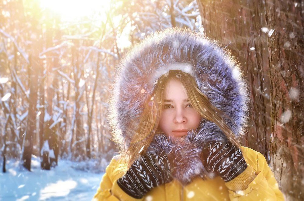 Зимним утром...