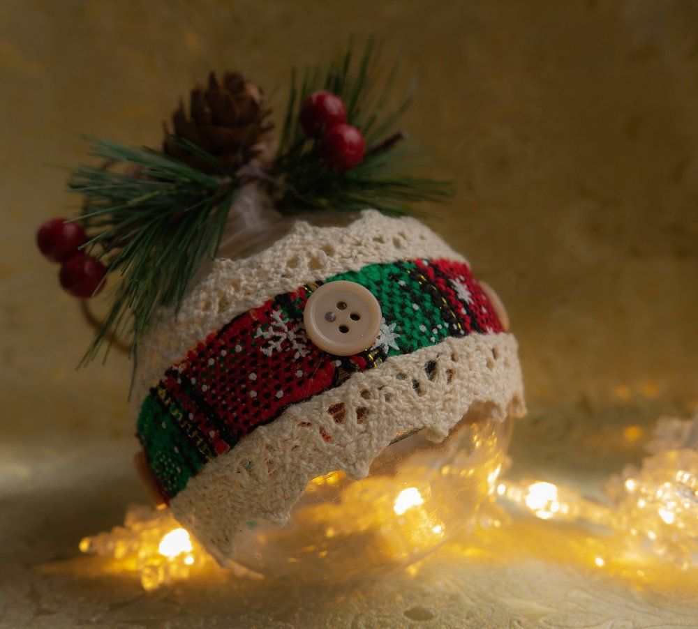 Ёлочный шарик.