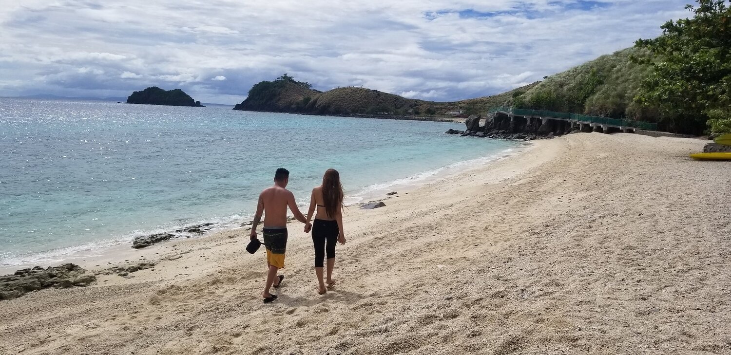 lovers in the beach